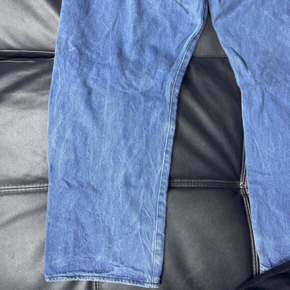 Levi's 501 Men's Straight Leg Jeans Blue Denim 5-Pocket Classic Casual 42x30 - Picture 7 of 15